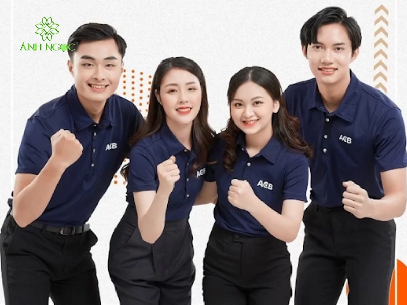 Đồng phục công ty in logo chất lượng tại Ánh Ngọc Uniform