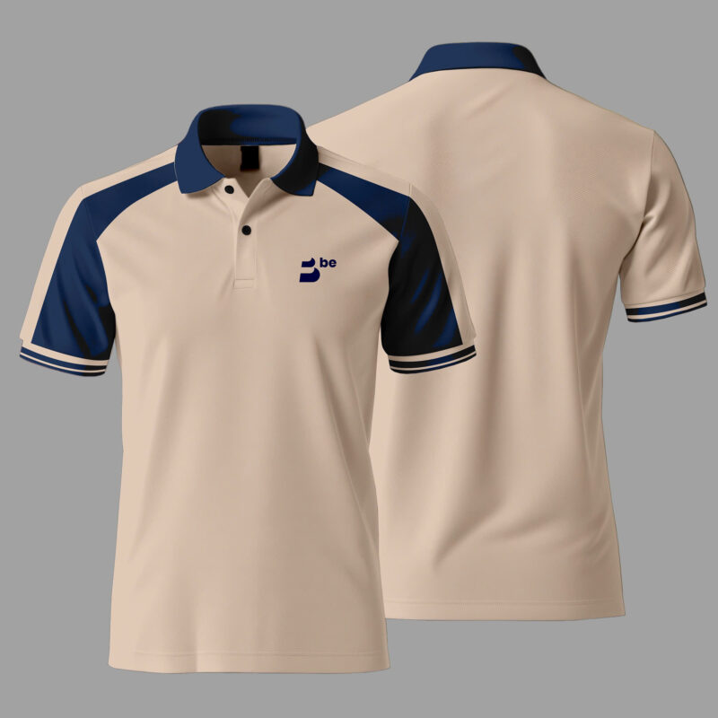 áo thun polo màu be phối đẹp