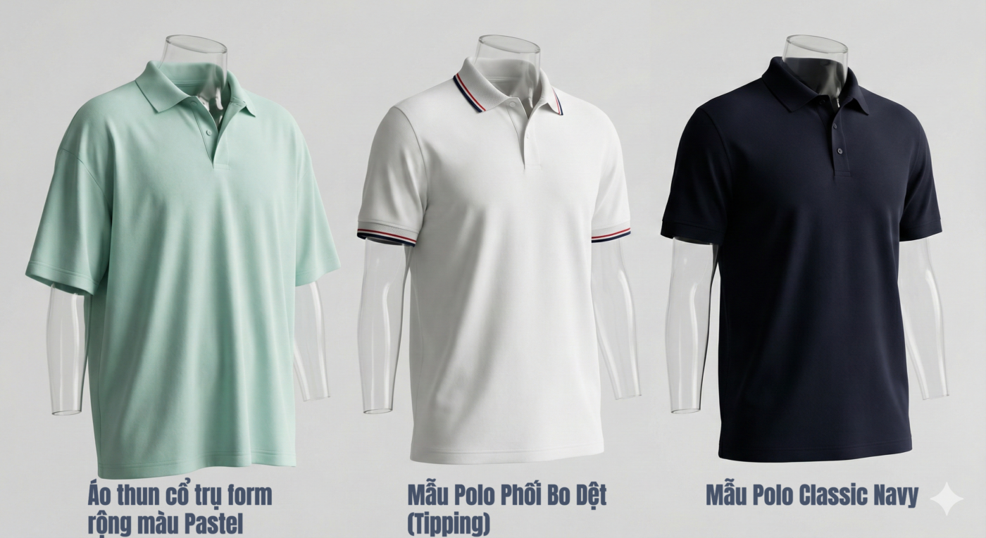Top 10+ Mẫu Áo Đồng Phục Polo 'Hack Dáng'
