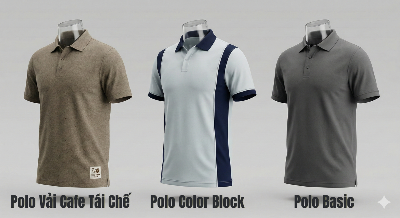 Top 10+ Mẫu Áo Đồng Phục Polo 'Hack Dáng'