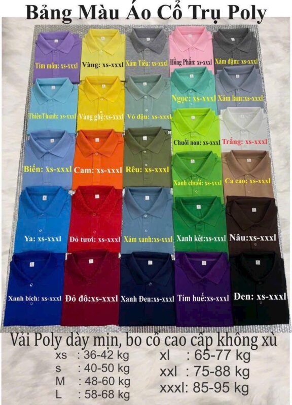 may áo thun đồng phục cao cấp