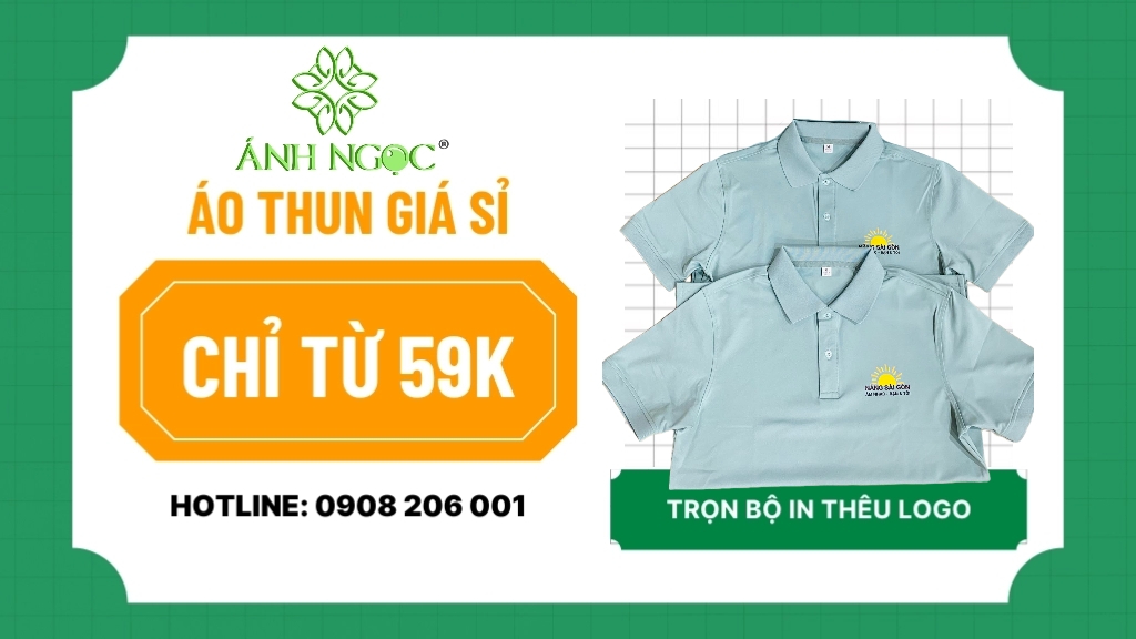 may áo thun đồng phục cao cấp