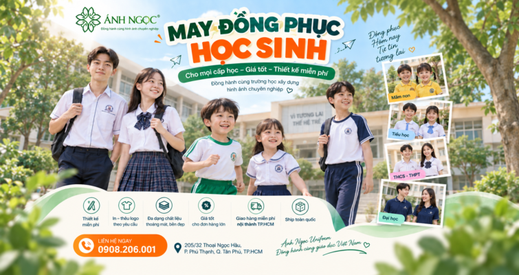 May đồng phục học sinh TPHCM