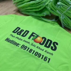 Combo đồng phục mũ tạp dề nhà hàng D&D Foods