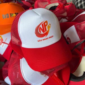 Combo nón và tạp dề cho công ty thực phẩm