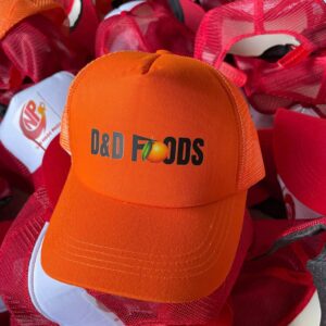 Combo đồng phục mũ tạp dề nhà hàng D&D Foods