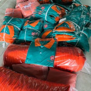 Đồng phục áo thun tạp dề công ty thực phẩm