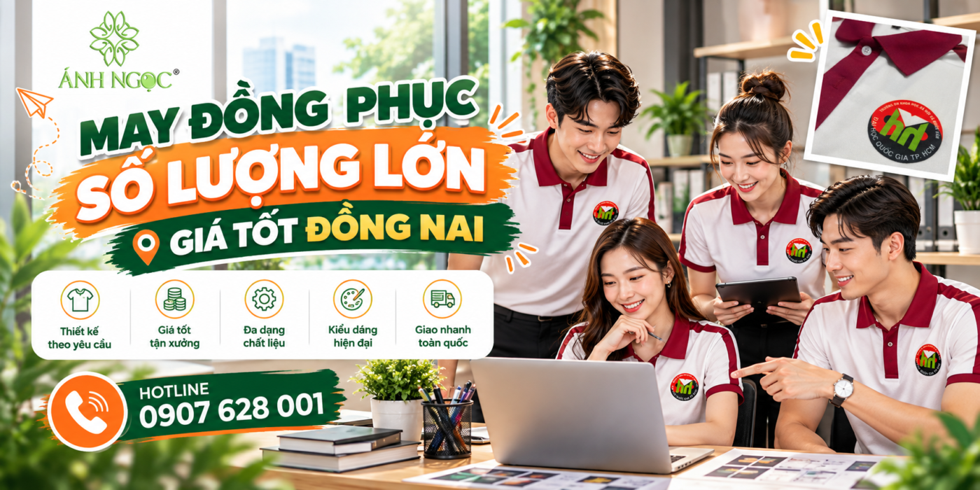 may đồng phục số lượng lớn giá tốt Đồng Nai